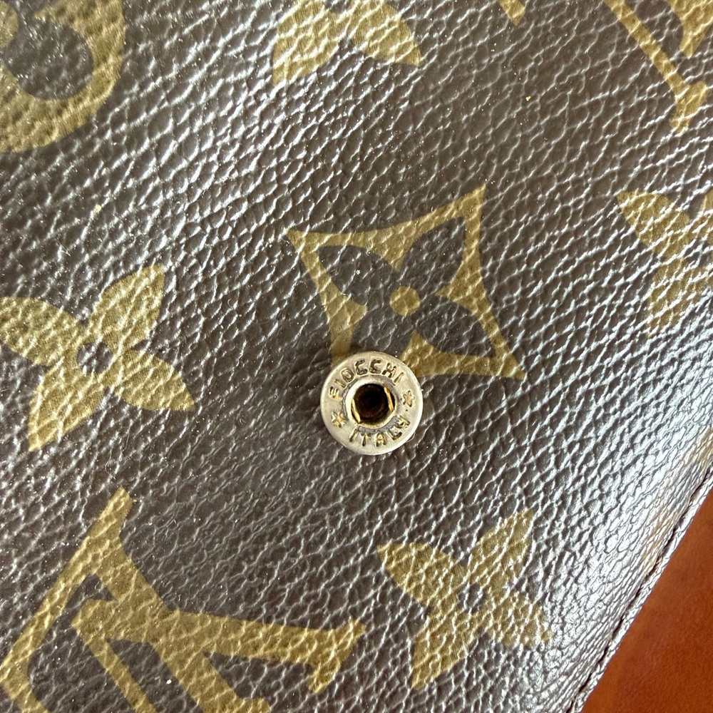 Louis Vuitton Brown and Black Bi-Fold Leather Wallet - Picture 8 of 8